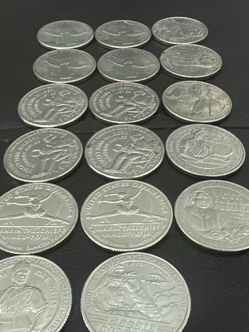 Set of Seventeen (17) US Commemorative Quarters - American Women Quarter Series
